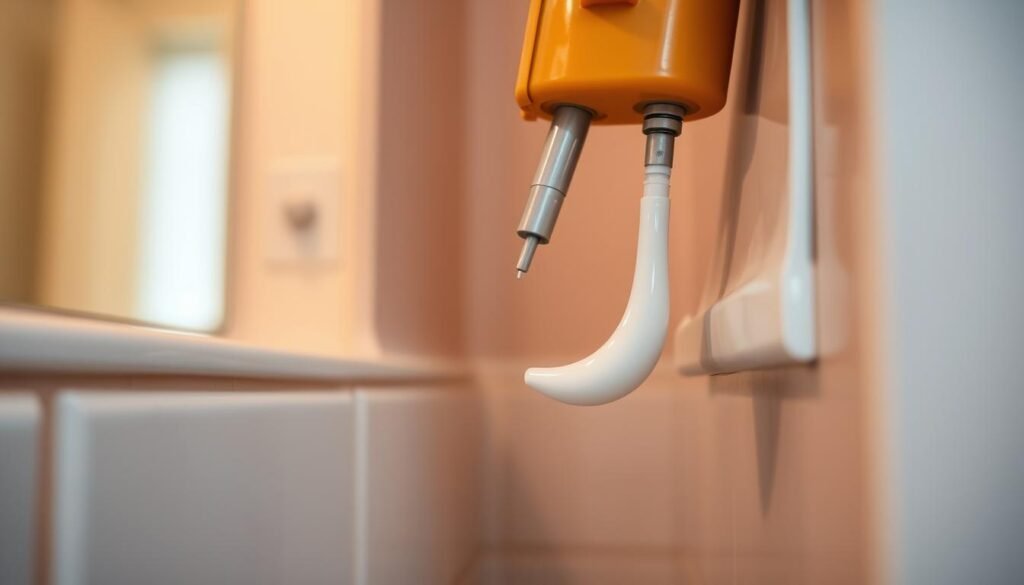Dichtstoff im Sanitärbereich