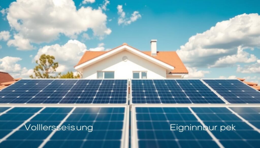 Eigenverbrauch vs. Volleinspeisung