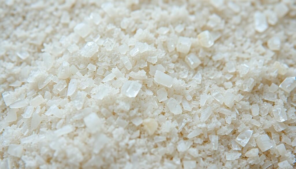 Quarzsand unter dem Mikroskop
