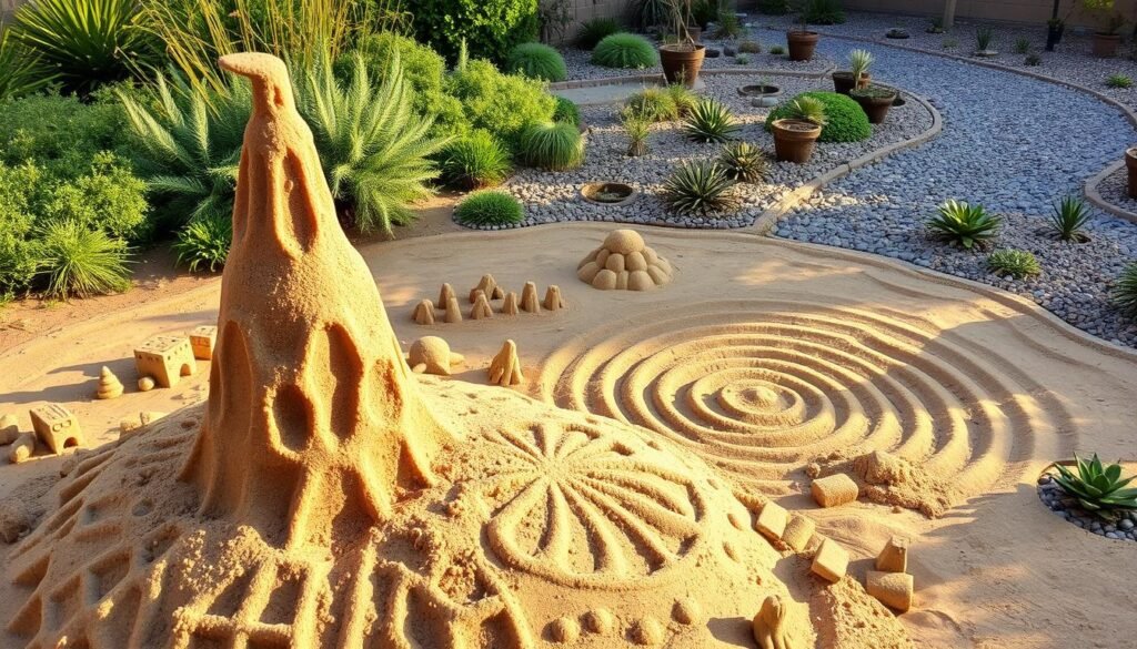 Sand im Gartenbau