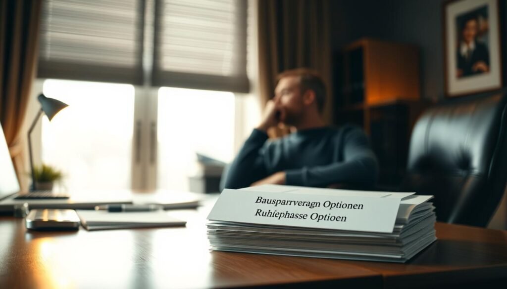 Bausparvertrag Ruhephase Optionen