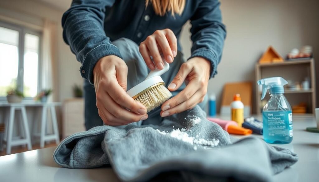 Kleidung reinigen