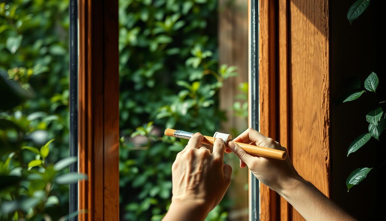 holzfenster streichen