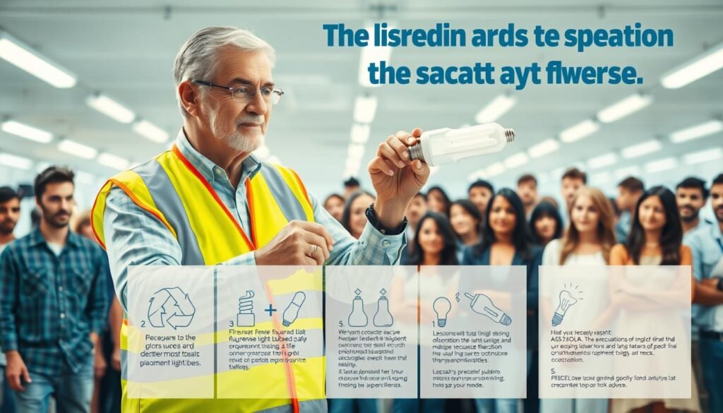 Aufklärung und Sensibilisierung über die richtige Entsorgung von Leuchtstoffröhren