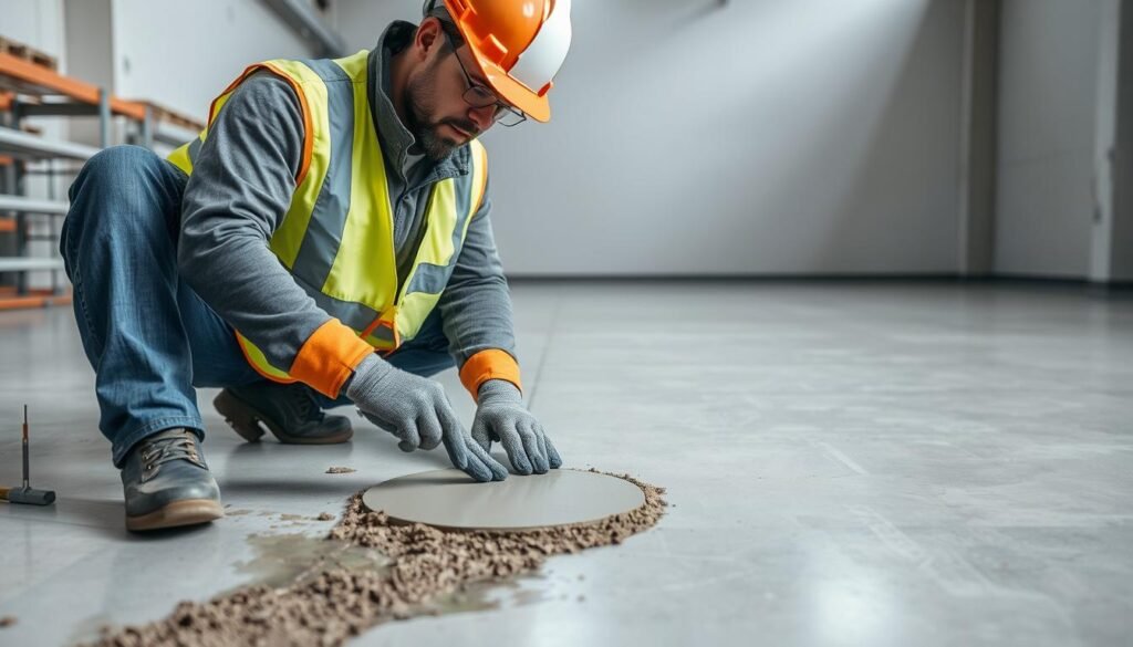 Betonboden Ausbesserungsarbeiten Betonboden Ausbesserungsarbeiten