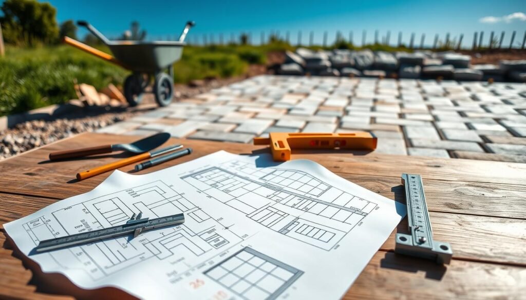 Planung Pflasterunterbau Planung Pflasterunterbau