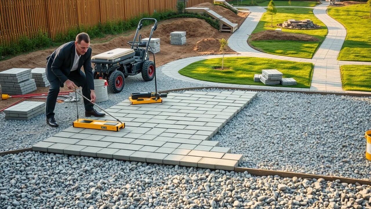 Pflastern Unterbau: So erstellen Sie einen stabilen Untergrund