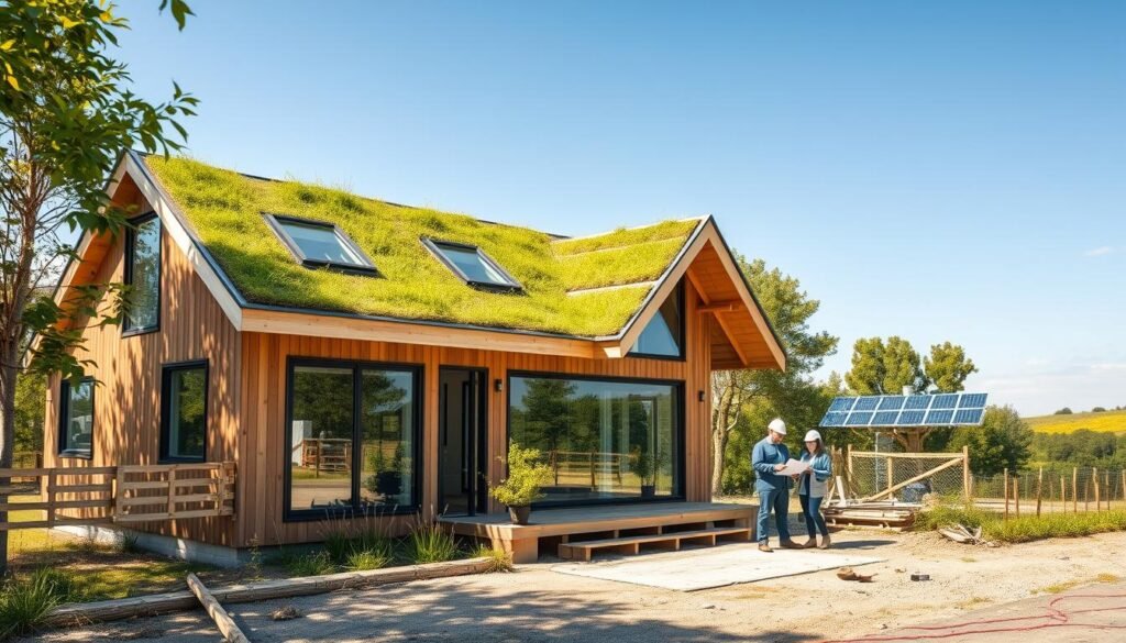 Nachhaltige Baustoffe im Fertighausbau