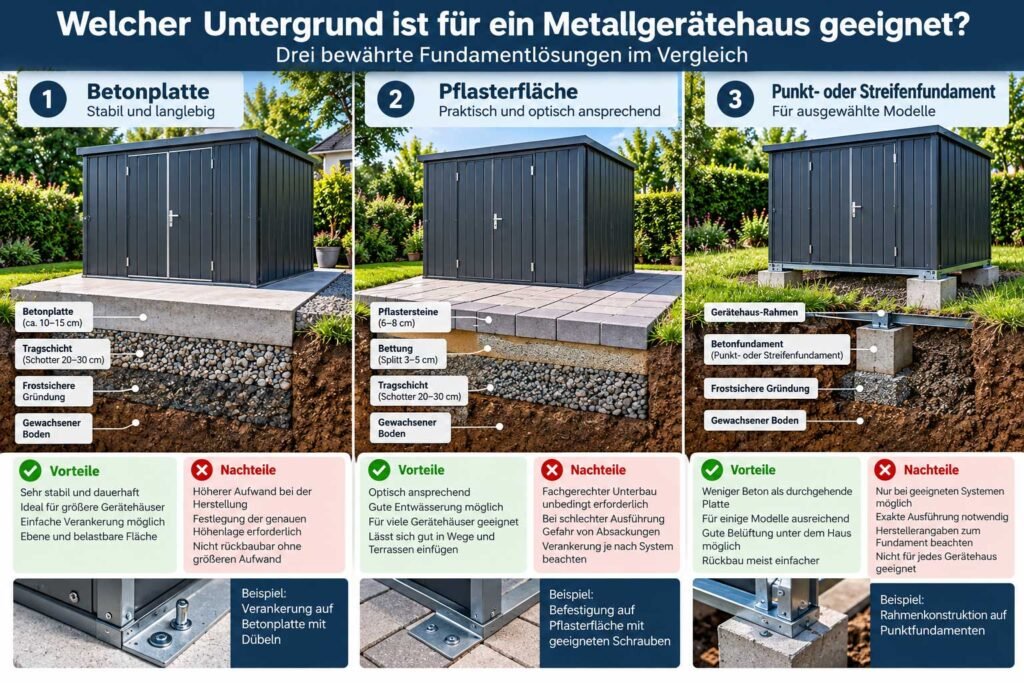 untergrund-metallgartenhaus